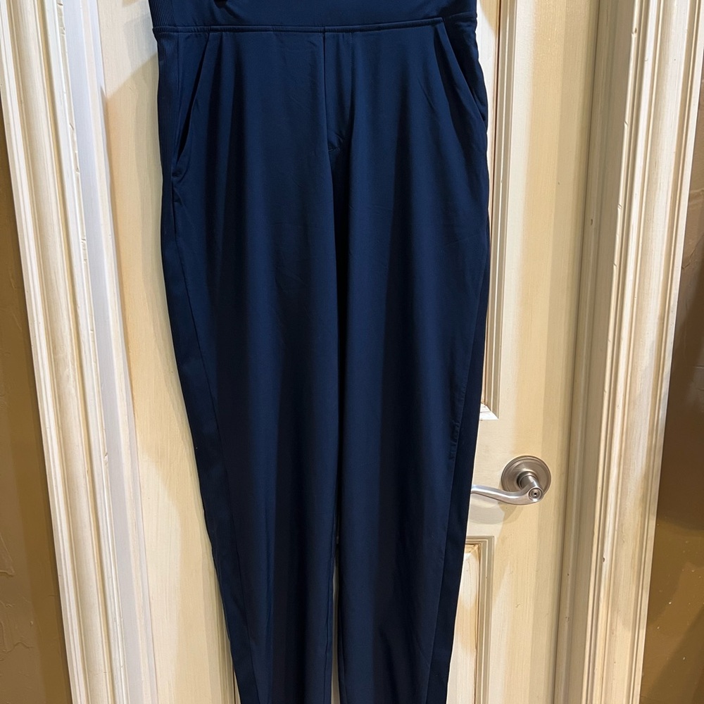 Athleta Brooklyn Ankle Pants in Navy Blue
